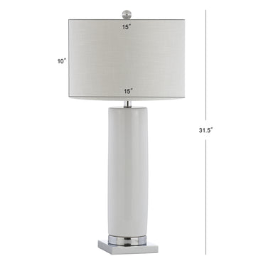 Dallas 31.5" Ceramic LED Table Lamp - JONATHAN Y